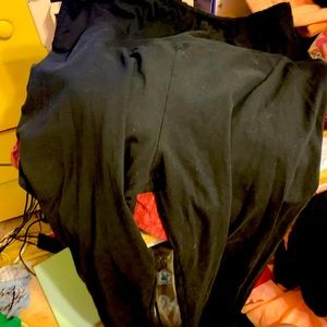 Plus size black leggings